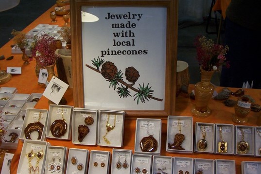 pine cone jewellry